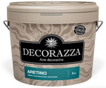 Decorazza Aretino (АРЕТИНО) Декоративная краска с эффектом перламутровых переливов и мелкофракционным наполнителем